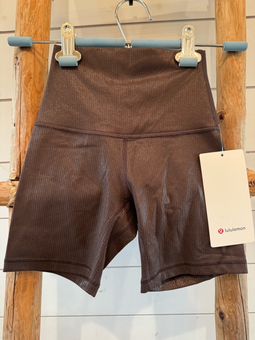 Lululemon Align Rib HR Short 6” *Shine